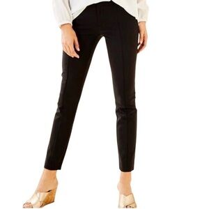 Lilly Pulitzer NEW Chantal Stretch Black Dinner Pant Office Classic Size 0